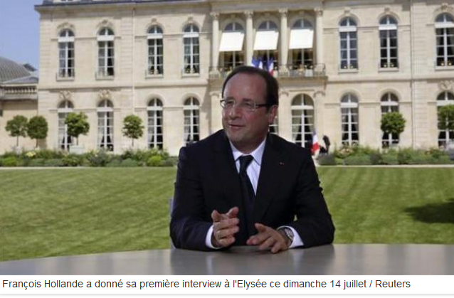 François Hollande et le devoir d’optimisme.