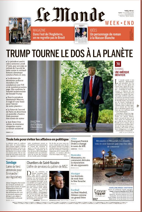 « Make our planet great again »