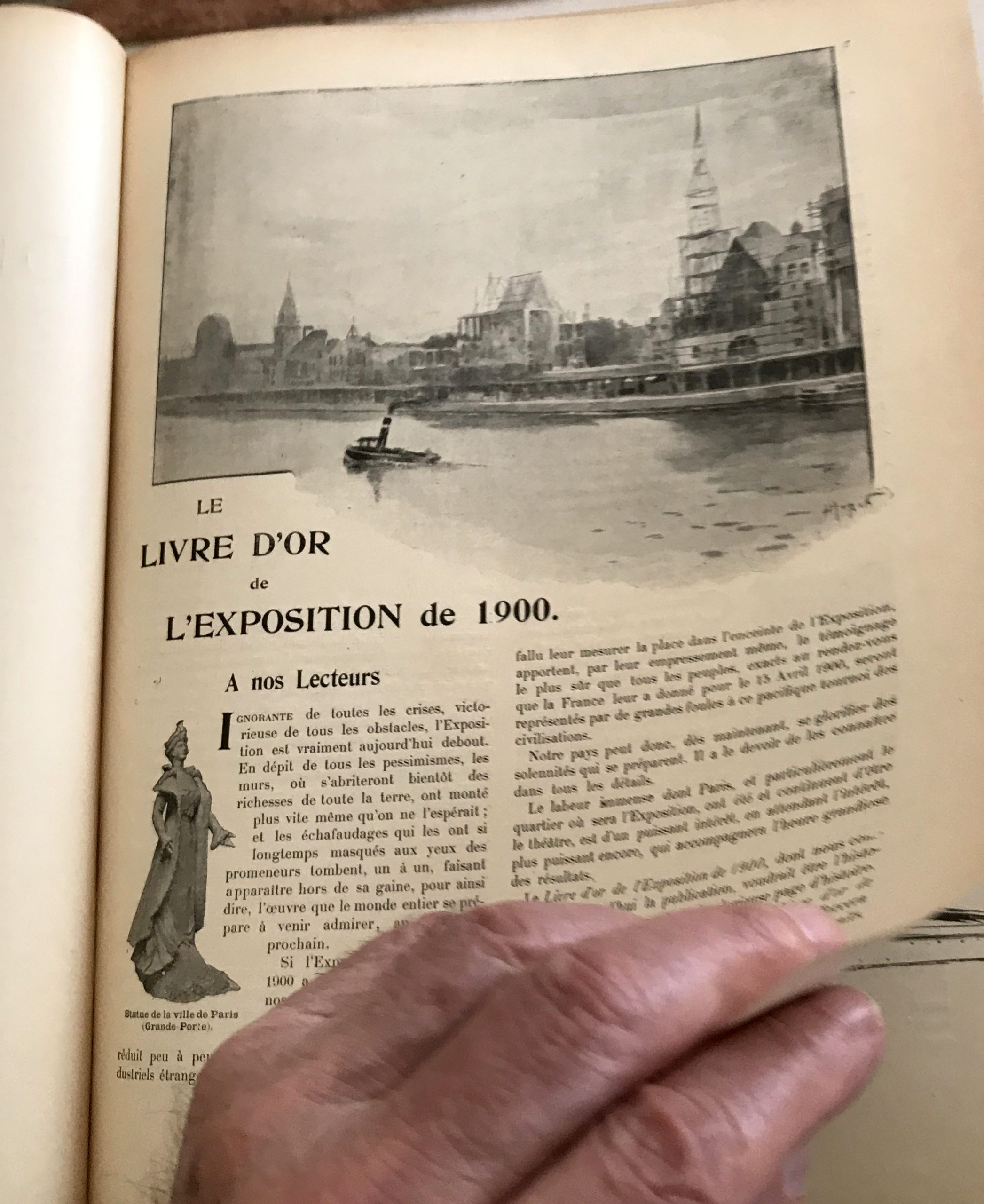 En feuilletant le Livre d’Or de l’Exposition de 1900